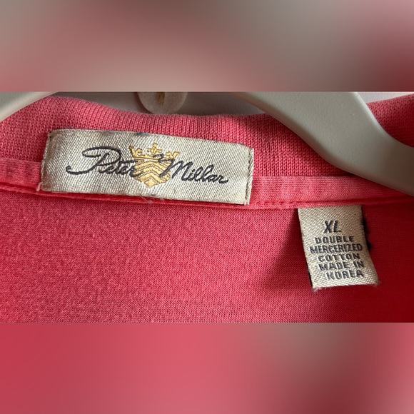 Peter Millar Men’s Collared Shirt Coral Colored Size XL - Picture 3 of 3